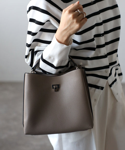 【雑誌掲載】2WAYワンハンドルバッグ 12-1122